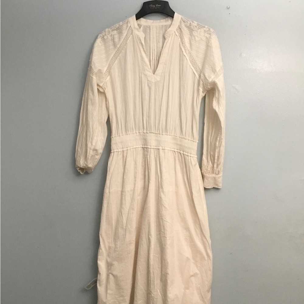Ralph Lauren Cream Tiered Sundress with Bishop Sleeves - Picture 13 of 15
